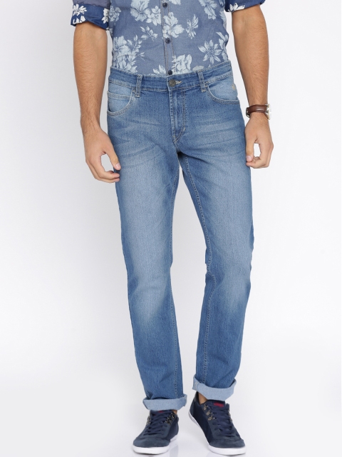 

Flying Machine Men Blue Micheal Slim Fit Mid-Rise Jeans