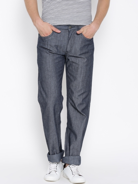 

Flying Machine Blue Straight Bruce Fit Jeans