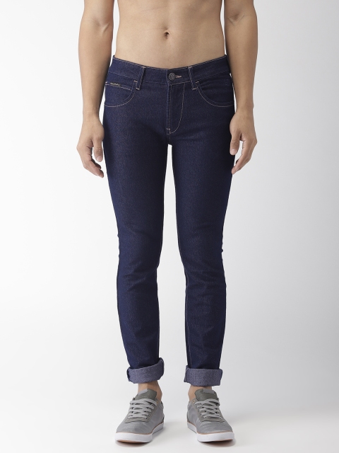 

Flying Machine Men Blue Micheal Slim Tapered Fit Mid-Rise Clean Look Stretchable Jeans
