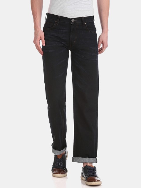 

Flying Machine Men Black Slim Fit Mid-Rise Clean Look Jeans