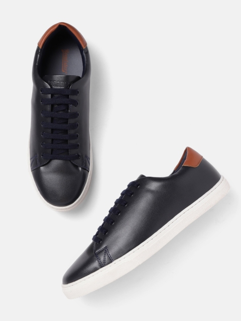 

Roadster Men Navy Blue Solid Sneakers