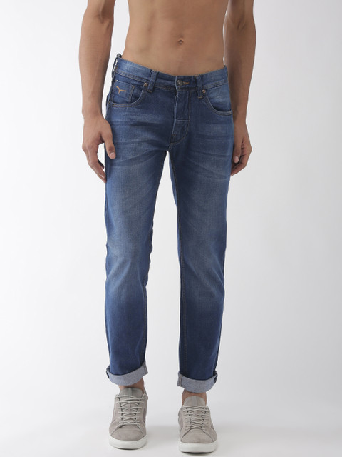 

Flying Machine Men Blue Prince Slim Fit Mid-Rise Clean Look Jeans
