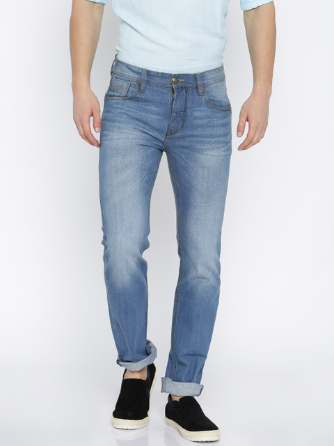 

Flying Machine Men Blue Slim Fit Mid Rise Clean Look Jeans