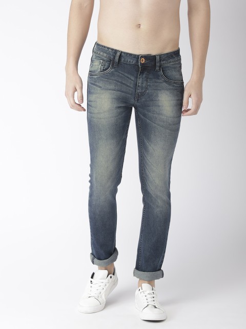 

Flying Machine Men Blue Skinny Fit Mid-Rise Clean Look Jeans