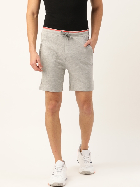 

Sweet Dreams Men Grey Melange Solid Lounge Shorts