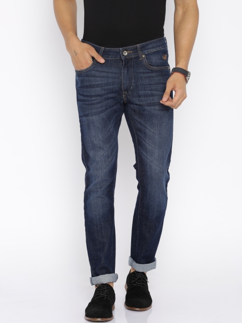 

Flying Machine Men Blue Skinny Fit Mid-Rise Clean Look Jeans