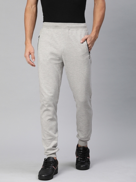 

Indian Terrain Grey Black Solid Slim Fit Joggers
