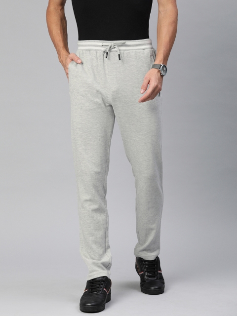 

Indian Terrain Men Grey Solid Slim Fit Track Pants