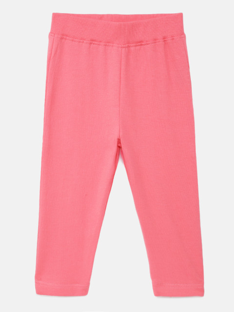 

SoLittle Girls Pink Solid Lounge Pants