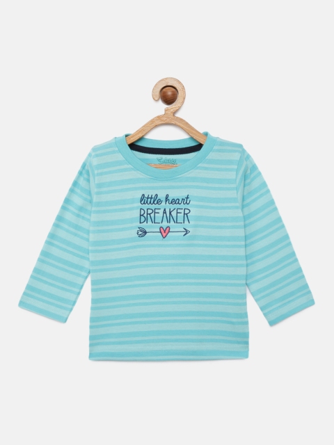 

SoLittle Boys Blue Striped Round Neck T-shirt