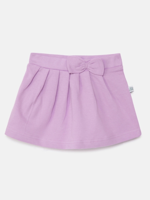 

SoLittle Girls Lavender Solid Pure Cotton Skirt