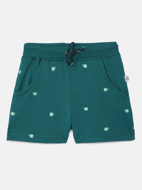

SoLittle Boys Navy Blue Self Design Regular Fit Shorts