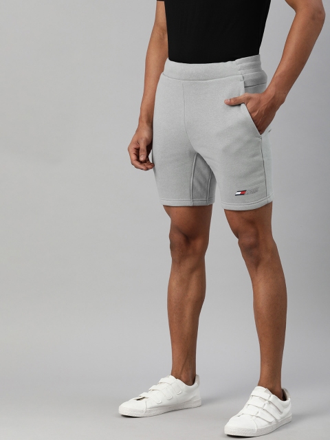 

Tommy Hilfiger Men Grey Solid Regular Fit Regular Shorts