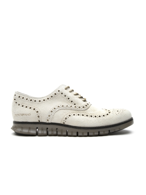 

Cole Haan Men Grey Zerogrand Wing Ox Suede Brogues