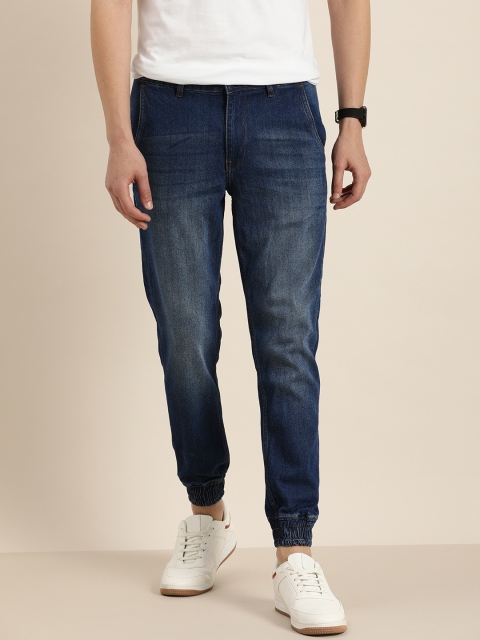 

INVICTUS Men Blue Jogger Light Fade Stretchable Jeans