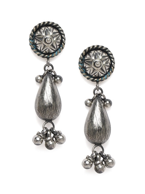 

Gehna Oxidised 925 Sterling Silver Classic Drop Earrings