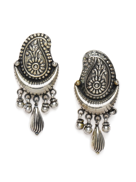 

Gehna Oxidised 925 Sterling Silver Classic Drop Earrings