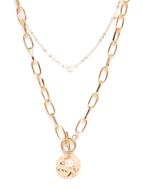 

20Dresses Women Set of 2 Gold-Toned Necklaces