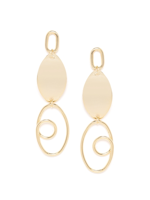 

20Dresses Gold-Toned Contemporary Drop Earrings