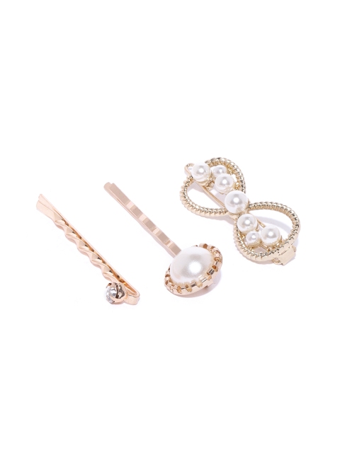 

20Dresses Women Set of 3 Hair Accessories, Gold