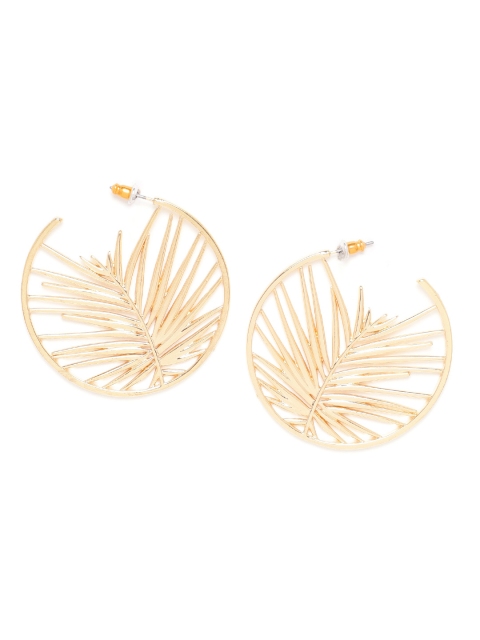 

20Dresses Gold-Toned Circular Hoop Earrings