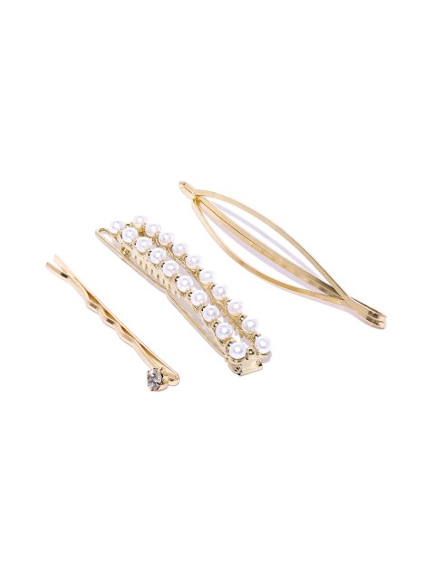 

20Dresses Women Set of 3 Hair Accessories, Gold