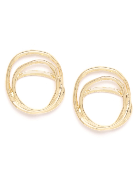 

20Dresses Gold-Toned Contemporary Drop Earrings