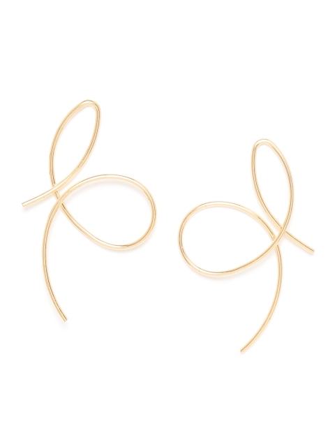 

20Dresses Gold-Toned Contemporary Drop Earrings