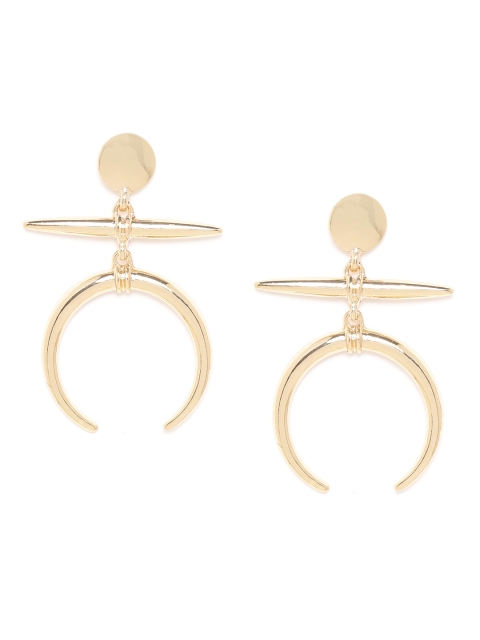 

20Dresses Gold-Toned Contemporary Drop Earrings