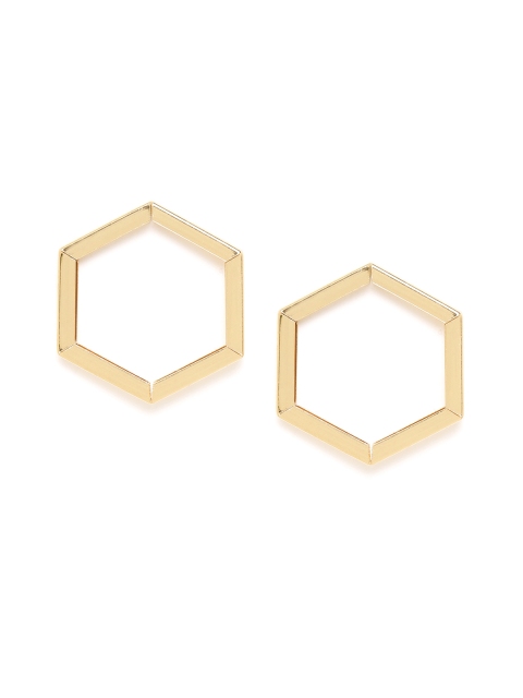 

20Dresses Gold-Toned Geometric Drop Earrings