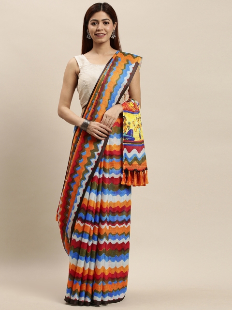 

VASTRANAND Multicoloured Printed Saree, Multi