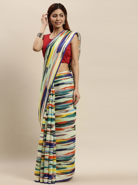 

VASTRANAND Multicoloured Printed Saree, Multi