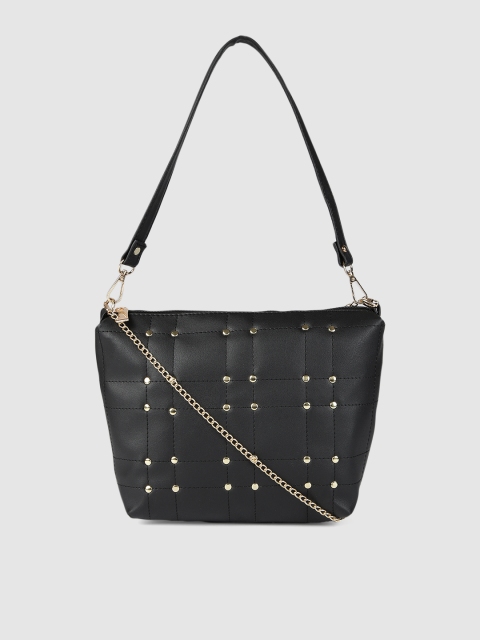 

DressBerry Black Embellished Sling Bag