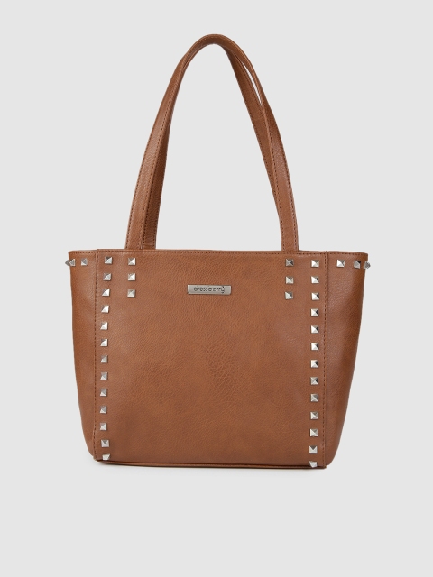 

DressBerry Brown Embellished Shoulder Bag
