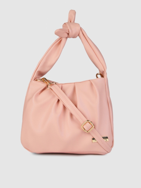 

DressBerry Pink Solid Handheld Bag