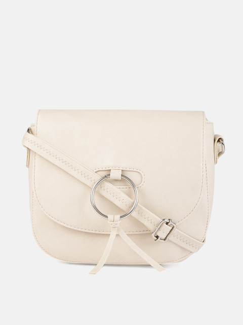 

Mast & Harbour Women Beige Embellished Sling Bag