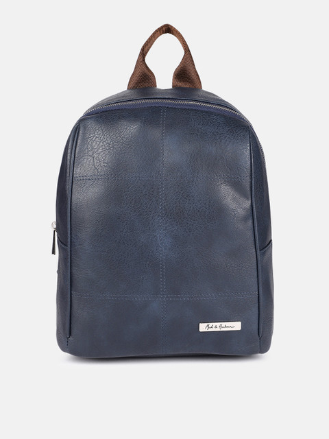 

Mast & Harbour Women Navy Blue Backpack