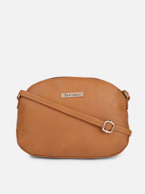 

Mast & Harbour Tan Solid Sling Bag