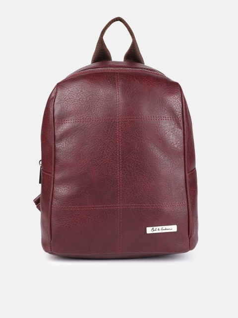 

Mast & Harbour Women Burgundy Backpack