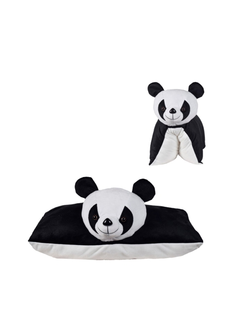 

Ultra Kids White & Black Panda Folding Pillow Plush Soft Toy