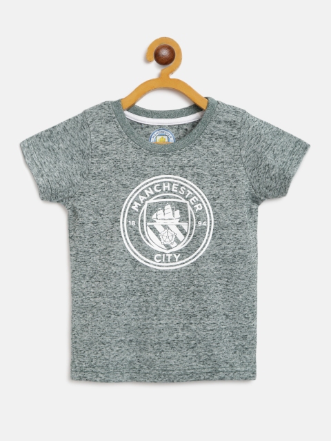 

GAME BEGINS Boys Green Printed Round Neck T-shirt