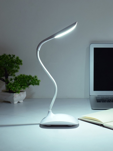 

Archies White Solid Eye Caring LED Table Lamp