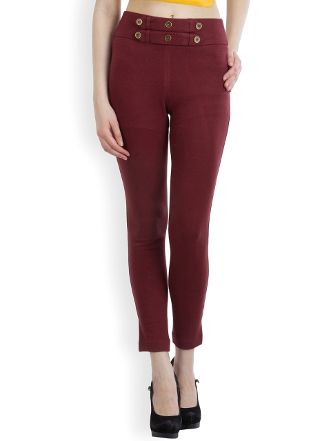 

Rider Republic Maroon Jeggings