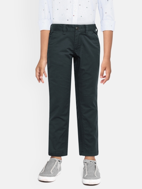 

Indian Terrain Boys Grey Regular Fit Solid Chinos