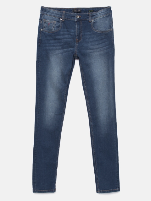 

Indian Terrain Boys Blue Regular Fit Mid-Rise Clean Look Stretchable Jeans
