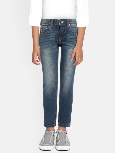 

Indian Terrain Boys Blue Regular Fit Mid-Rise Clean Look Stretchable Jeans