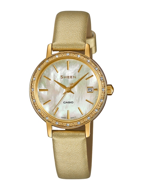 

CASIO Women Gold-Toned Analogue Watch SHE-4060GL-9AUDF