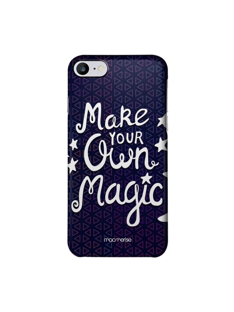 

macmerise Navy Blue & White Make Your Magic iPhone 7 Back Case