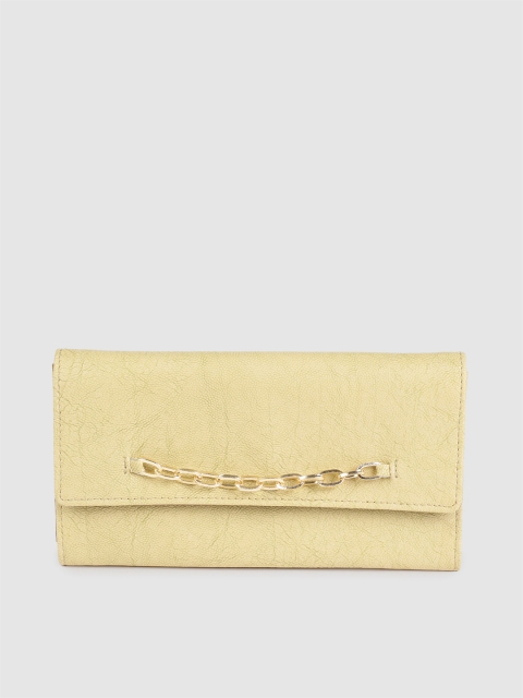 

Baggit Women Beige Solid Two Fold Wallet