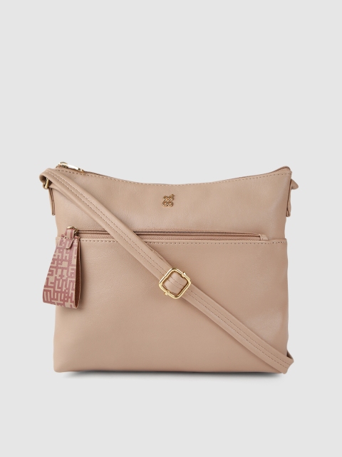 

Baggit Rose Pink Solid Sling Bag